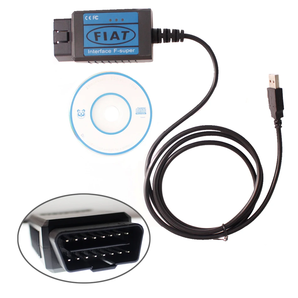 Горячая Распродажа для Fiat сканер OBD/ OBD2 Wi Fi при температуре не более делений