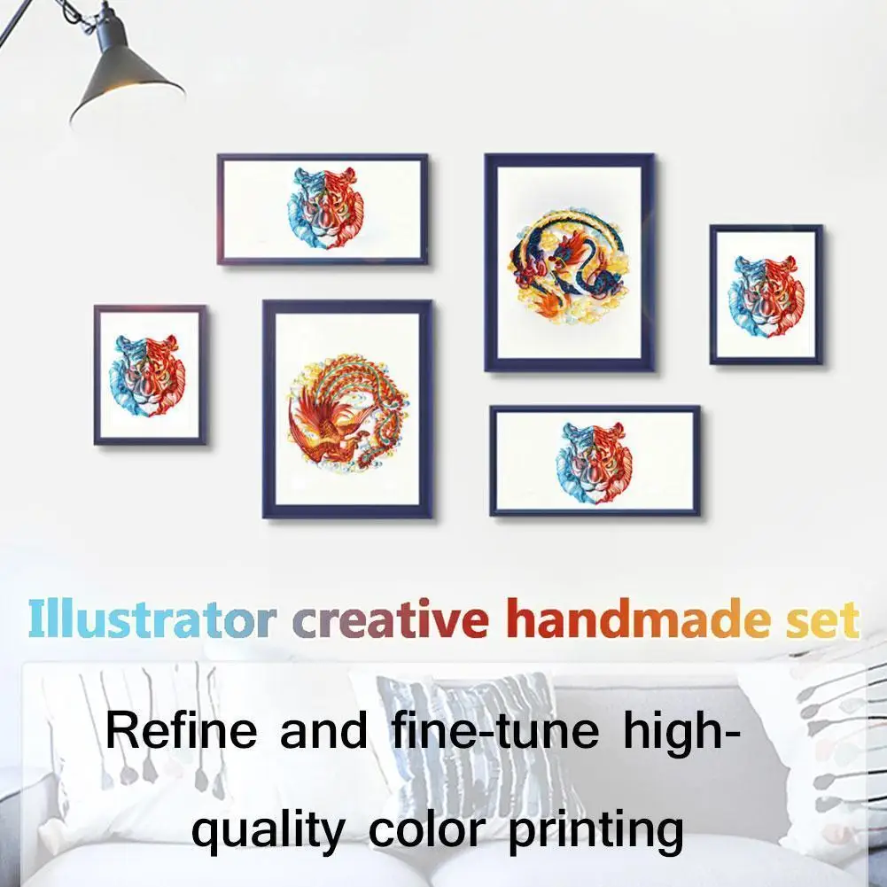 Творческий Набор для творчества сделай сам из бумаги с изображением животных