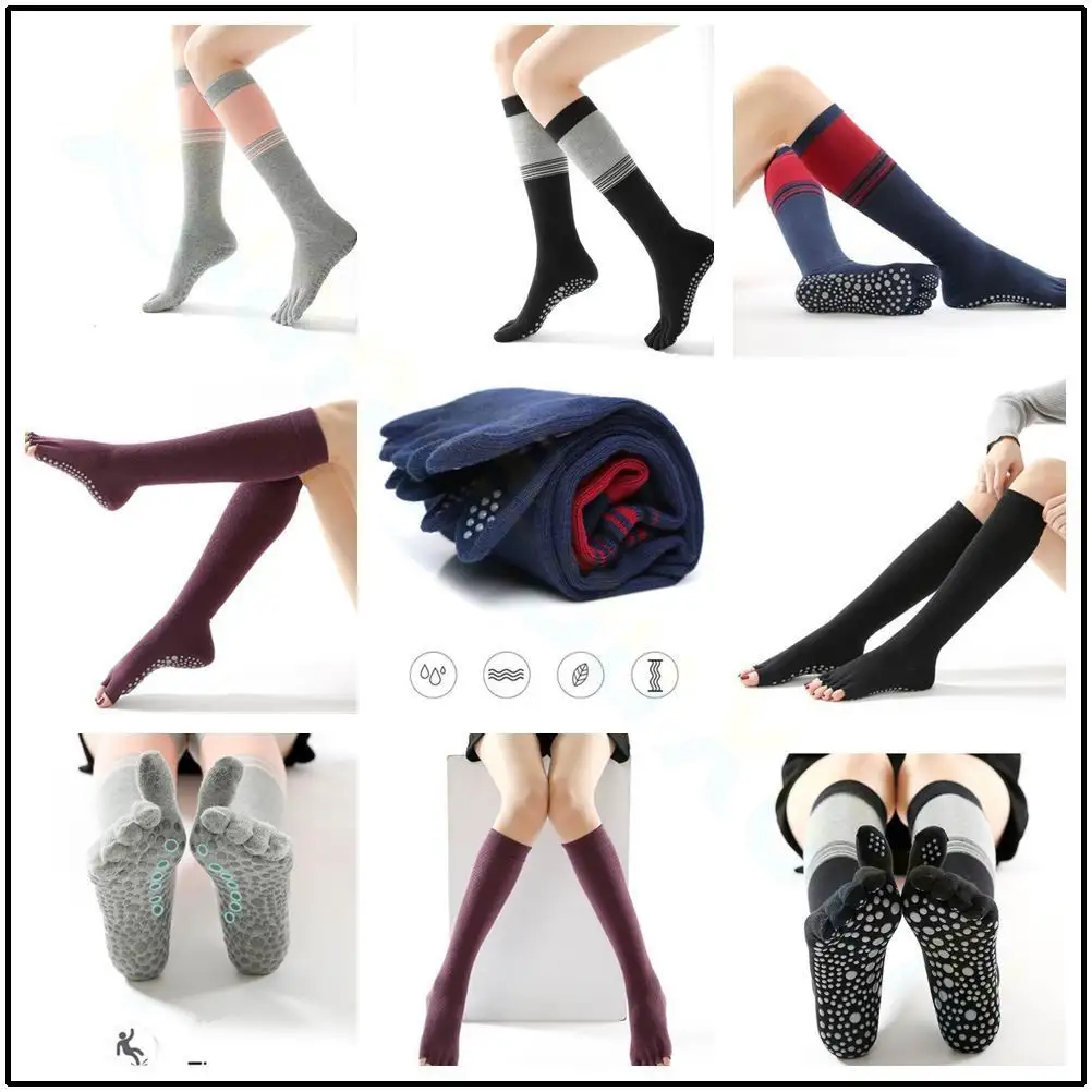 Женские носки с напуском гетры весна-лето высокие чулки до бедра тонкие дышащие