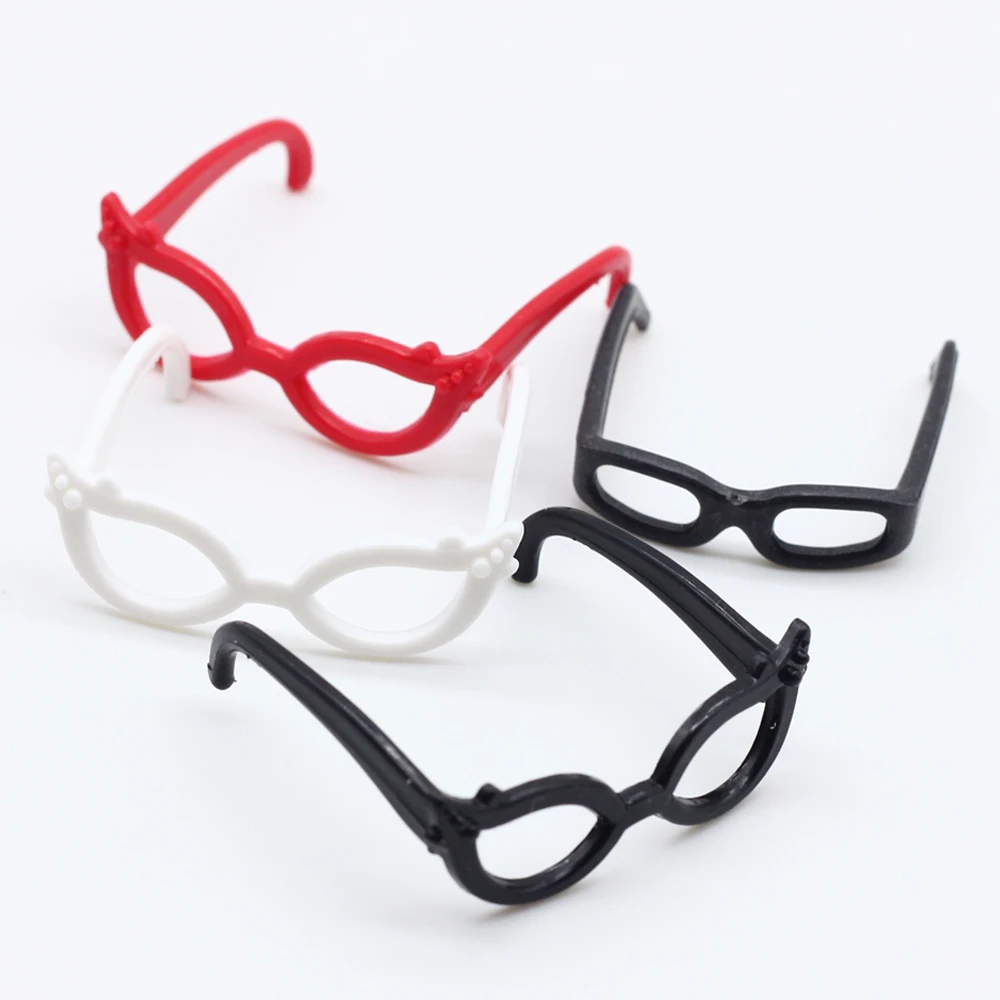 10 шт./компл. аксессуары для кукол мини пластиковые очки высоких куклы-Барби 1/6