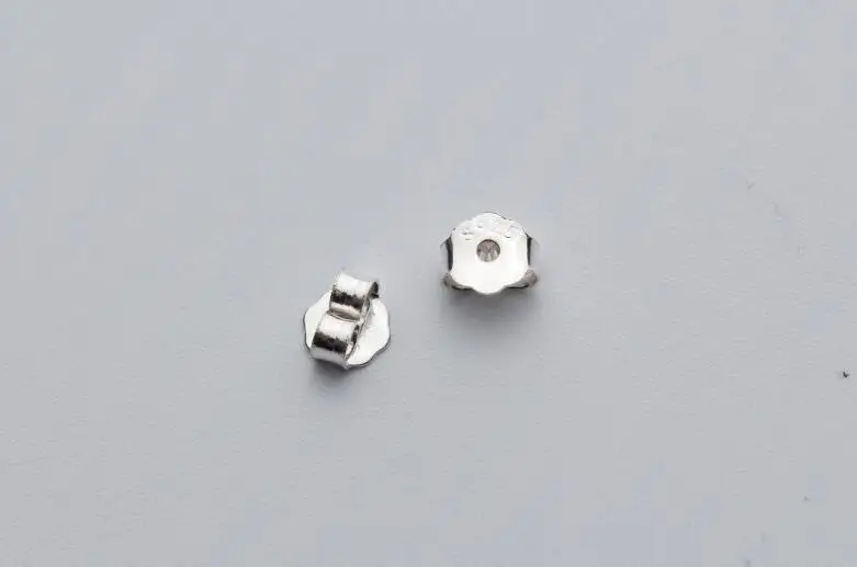 Заглушки для сережек в виде бабочек серебро 100% пробы золотистые розовые 4 5 мм 10