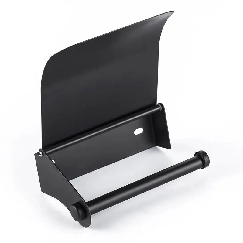 Черная рулонная бумажная коробка из нержавеющей стали в Европейском стиле