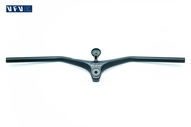 Купить Руль из углеродного волокна голосовой VFV XC1, горизонтальный отрицательный угол, интегрированный руль горного велосипеда, прямой