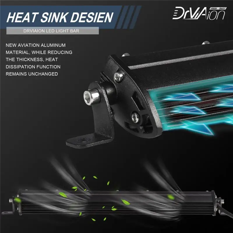 Ультратонкий Однорядный прожектор среднего диапазона 90 Вт 6000K + подходит для