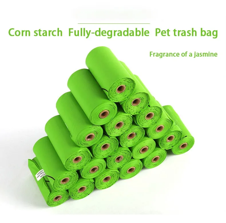 Полностью Разлагаемый кукурузный крахмал 100% биоразлагаемый мешок для