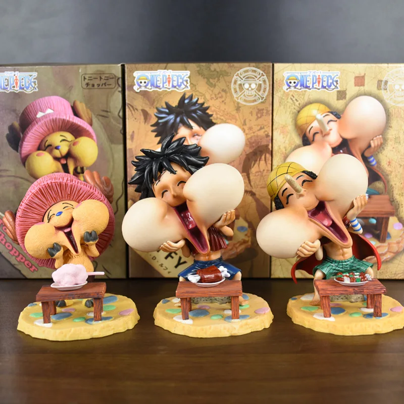 Японское аниме One Piece Tony Chopper Usopp Милая мини фигурка из ПВХ Игрушечная модель