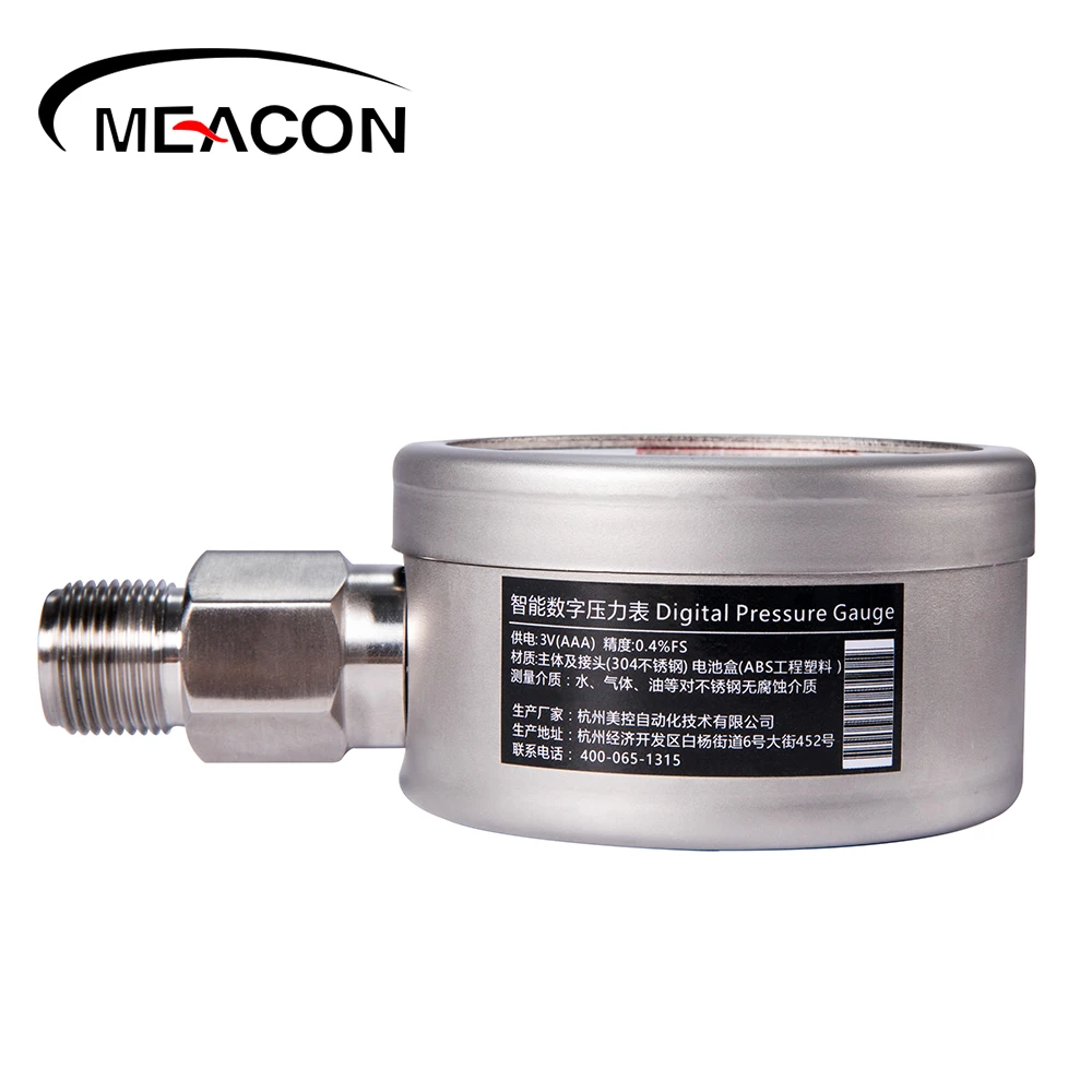 

High Precision Digital Pressure Gauge 0-500Bar With Stainless steel Tire Pressure Gauge Measure Liquid And Oil