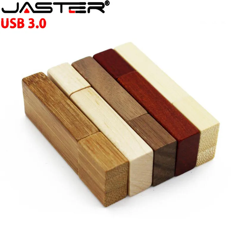 USB-флеш-накопитель JASTER деревянный высокоскоростной с логотипом на заказ 4/8/16/32/64