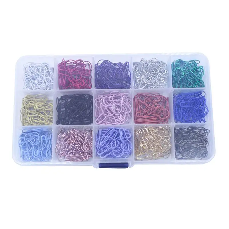 300 шт. разноцветные безопасные булавки в форме тыквы металлические зажимы маркер