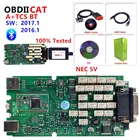Новейший SW 2017,3 OBDIICAT-TCS Высокое качество Bluetooth A + одна плата VCI сканер диагностический инструмент