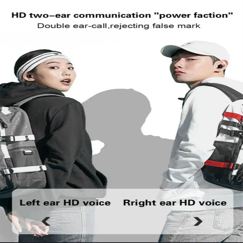 Мини стерео двойной Звонок наушник TWS беспроводной Bluetooth 5 0 hnoise reduction hands free