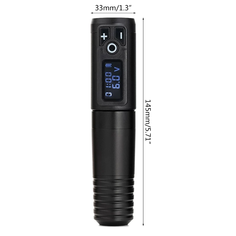 

Q1QD Wireless Mini Tattoo Power Supply 1800mAh Rechargeable RCA Connection Machine