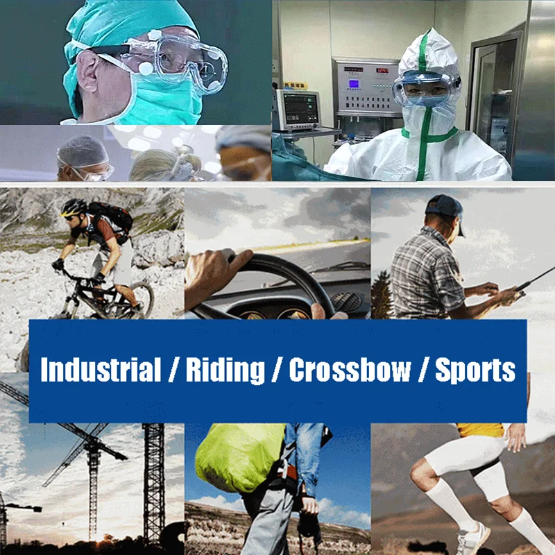 

Whole Sealing Anti-Fogging Safety Goggles Eye Shield Protector Working Glasses Eyewear Against Splash Anti saliva