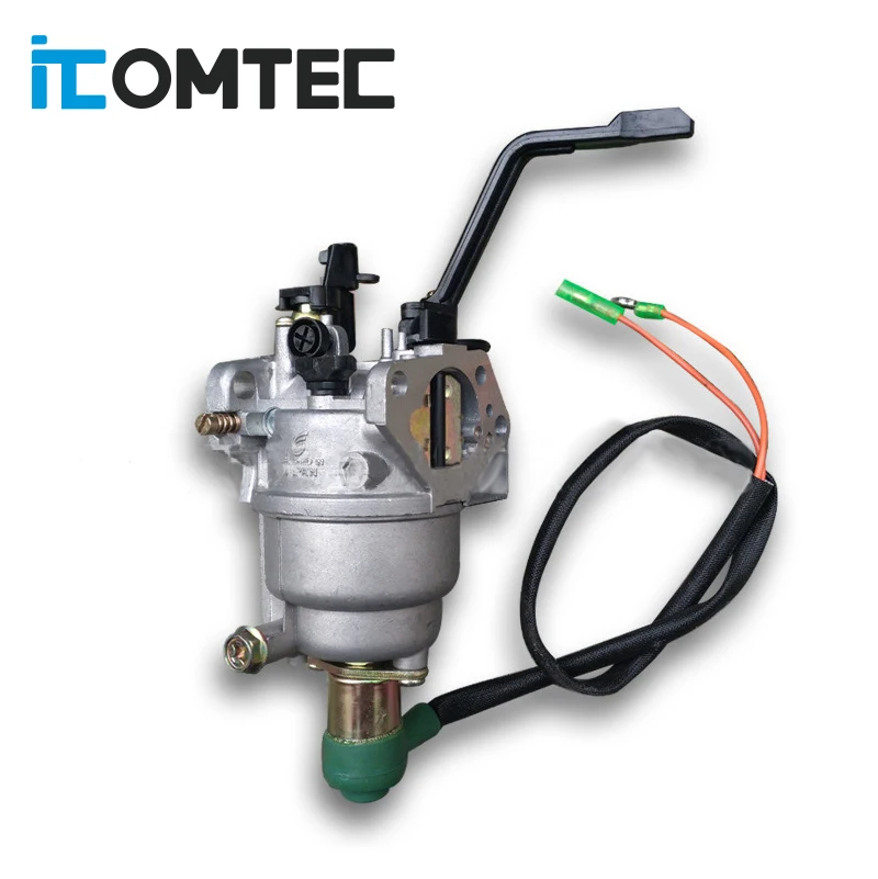 Carburador Carb Compatível com 5500 8000 Watts Honda Gx240 8hp Gx270 9hp Gx340 11hp Gx390 13hp Gerador Portátil 182f 188f e 6500 e 5000 Peças e acessórios do gerador