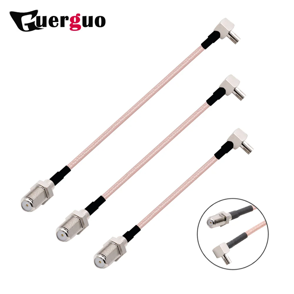 

10 шт., Коаксиальный RF-модем 3G RG316, TS9, мужской Прямоугольный переключатель, Тип F, женский, для Wi-Fi, GSM, 3G, GPS, 4G, фотомодуль