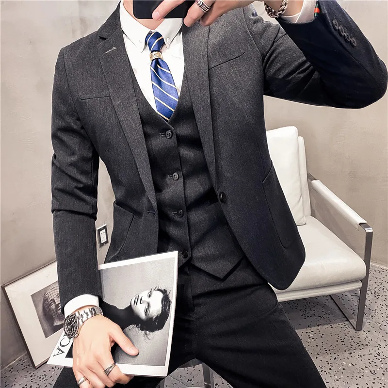 

Business casual fashion bridegroom's best man dress