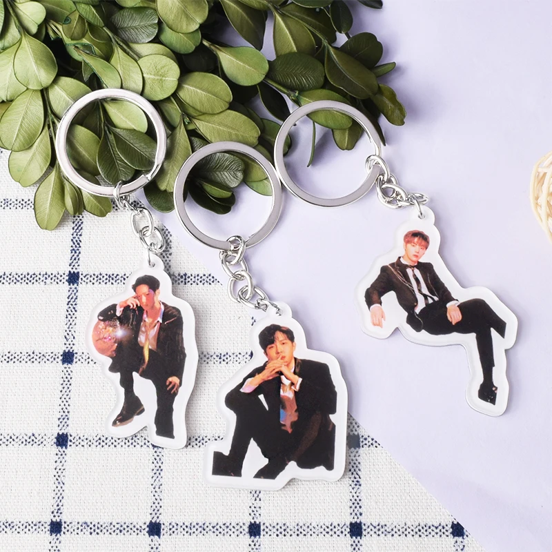 KPOP WANNA ONE Key Chain 0 + 1 = я обещаю вам брелок Kang Daniel LAI KUAN LIN | Украшения и аксессуары