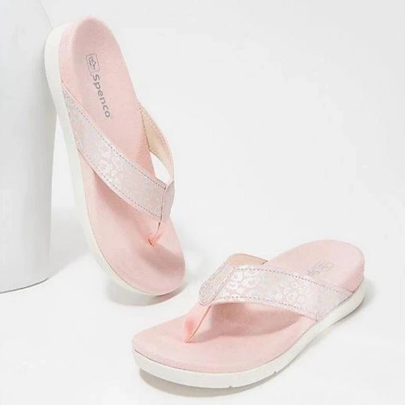 

2021 New Ladies Clip Shoes Outdoor Non-slip Casual Breathable Sandals Beach Slippers Non-slip Indoor Sandals