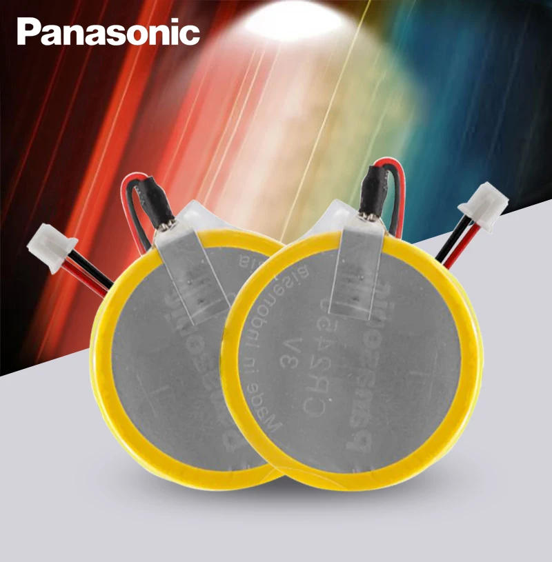 4 шт. новый оригинальный Panasonic CR2450 батарея с припоем контактный разъем провода