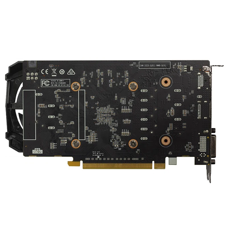Видеокарта ZOTAC NVIDIA GTX1050 Ti для игрового ПК видеокарта GeForce GTX 1050 4 ГБ DDR5 128 бит бывшая