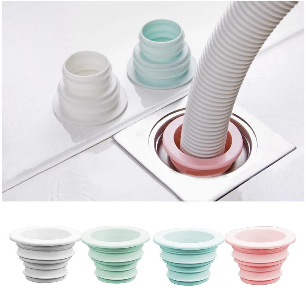 

Drain Joint Drain Seal Ring Washing Machine Pool Sewer Sewer Pipe Deodorization Ring Telescopic Pipe Sealing Plug