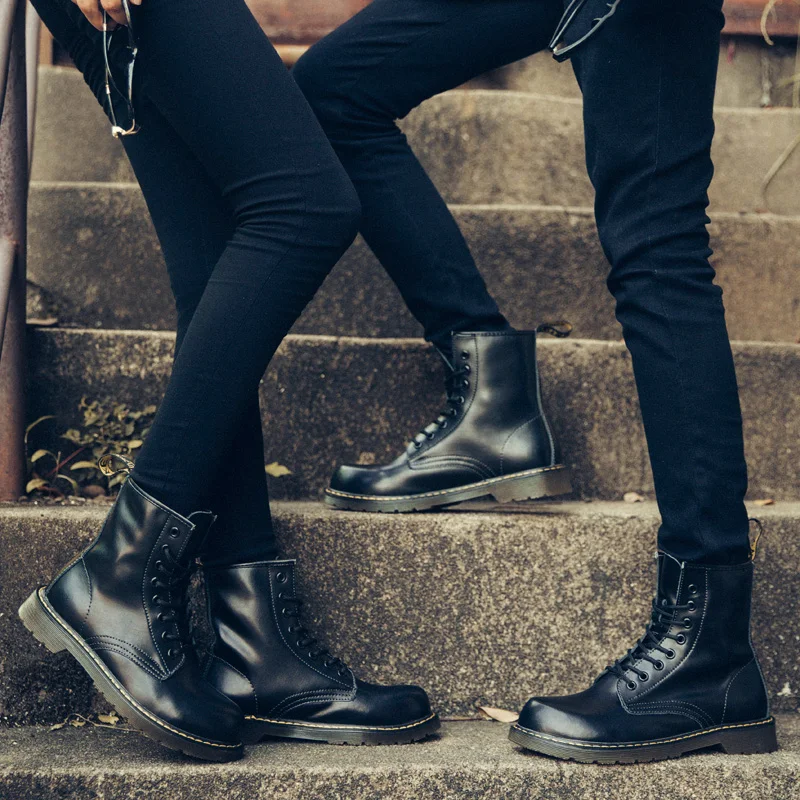 Классические ботинки COOLVFATBO унисекс челси ручной работы Нескользящие для