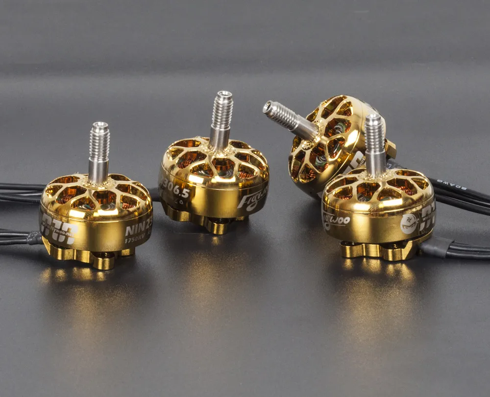 FLYWOO NIN PLUS N2306.5/N2806.8 2306,5/2806,8 1350KV 1750KV 2450KV 2750KV 2-6S бесщеточный мотор для радиоуправляемого дрона FPV Racing