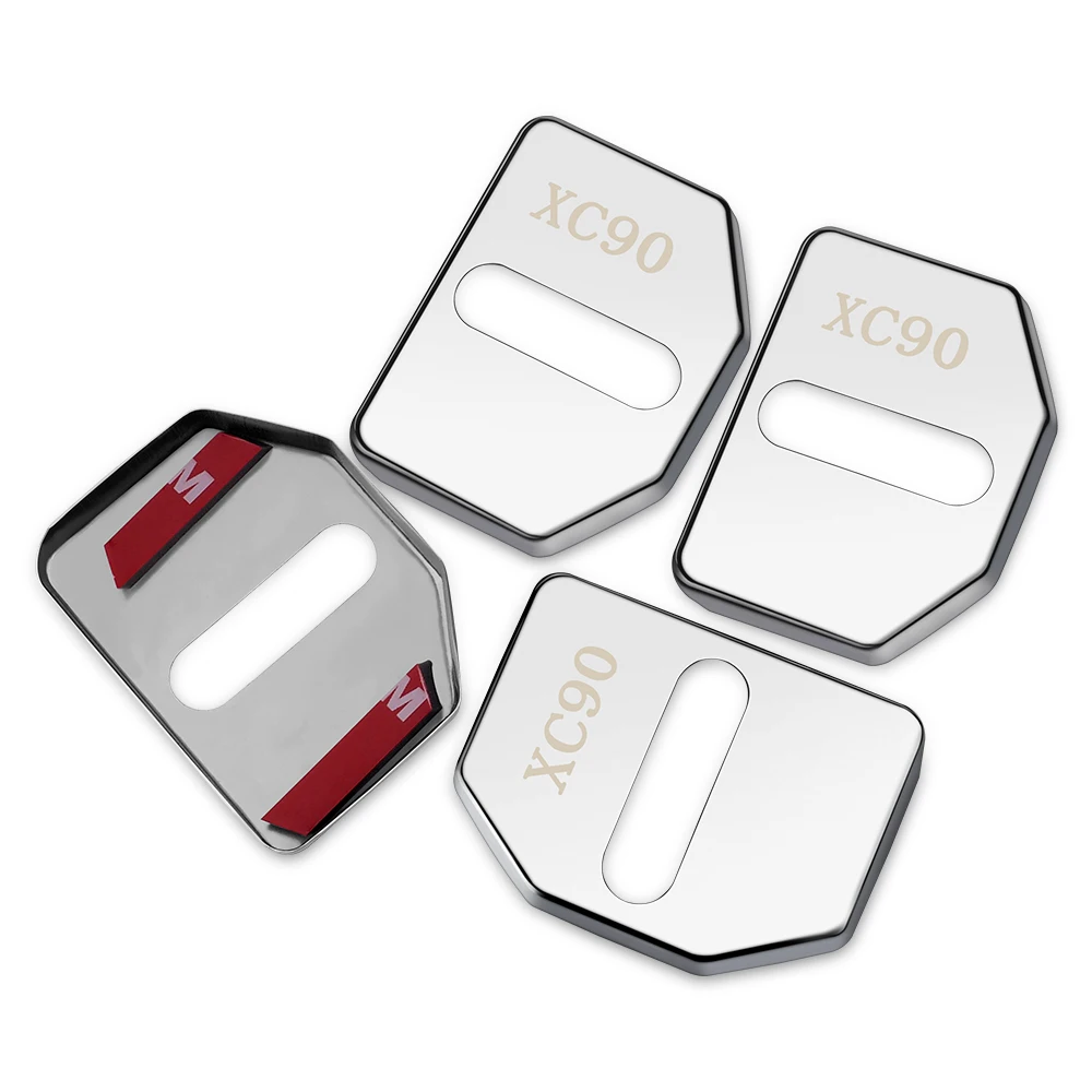 4 шт. автомобилей Дверные замки Защитная крышка Логотип колпаки с эмблемой