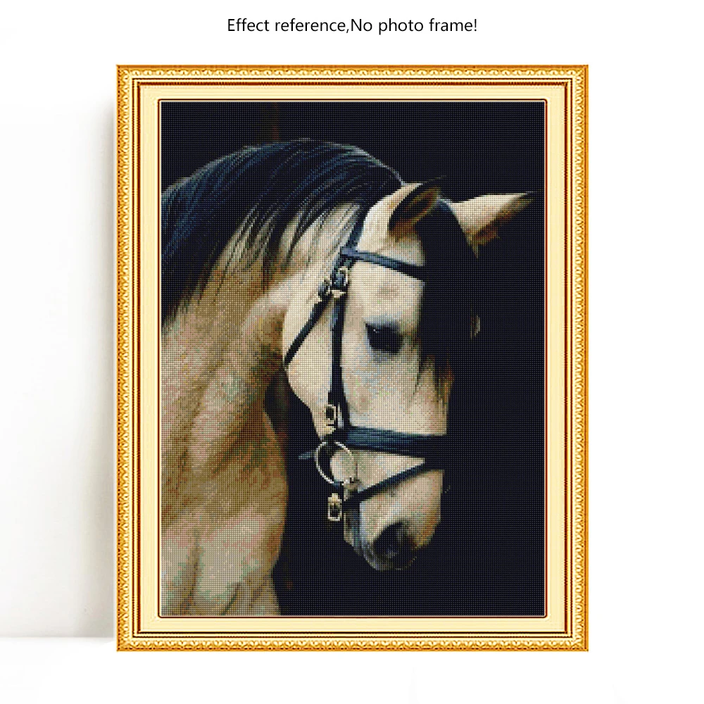 Evershine Diamond Painting Horse Cross Stitch 5D DIY Embroidery Animals Full Square Rhinestone Mosaic Set Home Decoration | Дом и сад