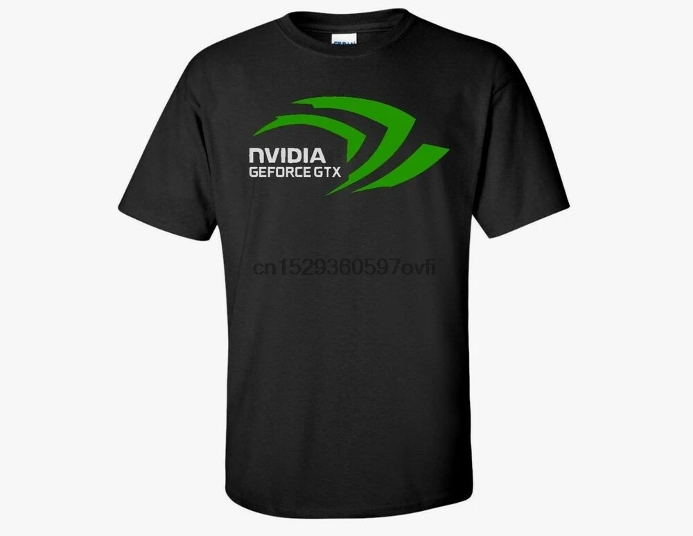 Графический Процессор Nvidia Geforce GTX Графика Для мужчин футболка с логотипом