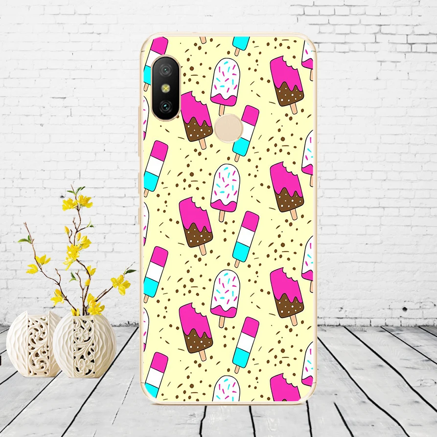 H28 Силиконовый чехол для Xiaomi mi A2 LITE, чехол с полной защитой, мягкая задняя крышка из ТПУ, чехол для телефона s для Xio mi A2 LITE, бампер - Цвет: H28