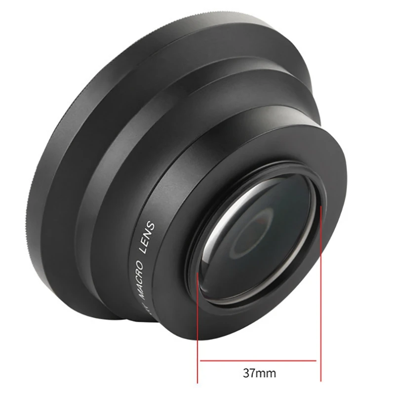 Для камеры 4K ультра широкоугольный объектив 37 мм 0.39x (UV72) + макрообъектив два в