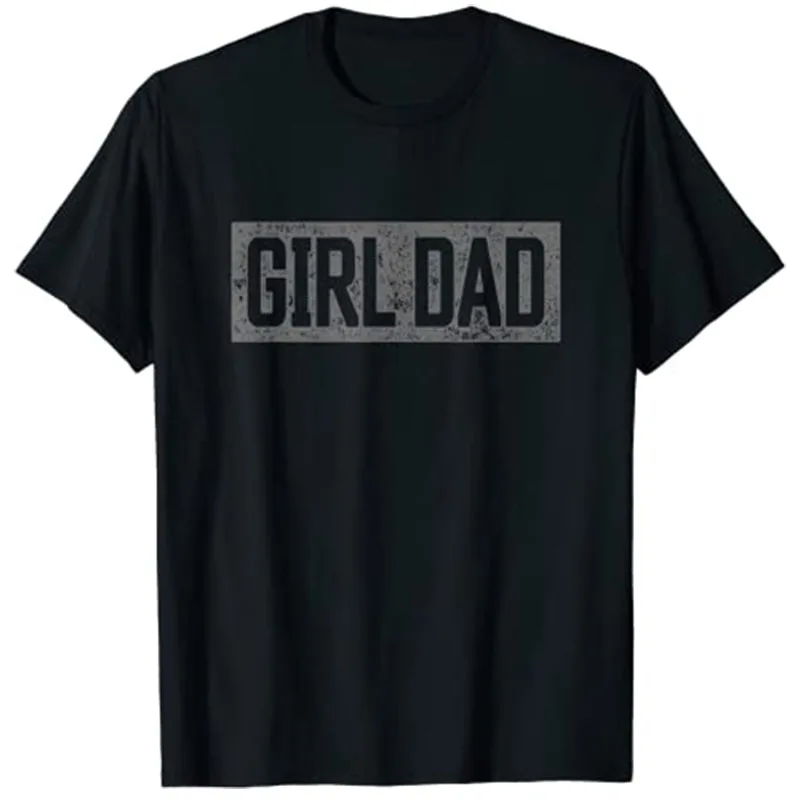 Винтажная футболка для мужчин GirlDad с принтом гордого отца девушки отца