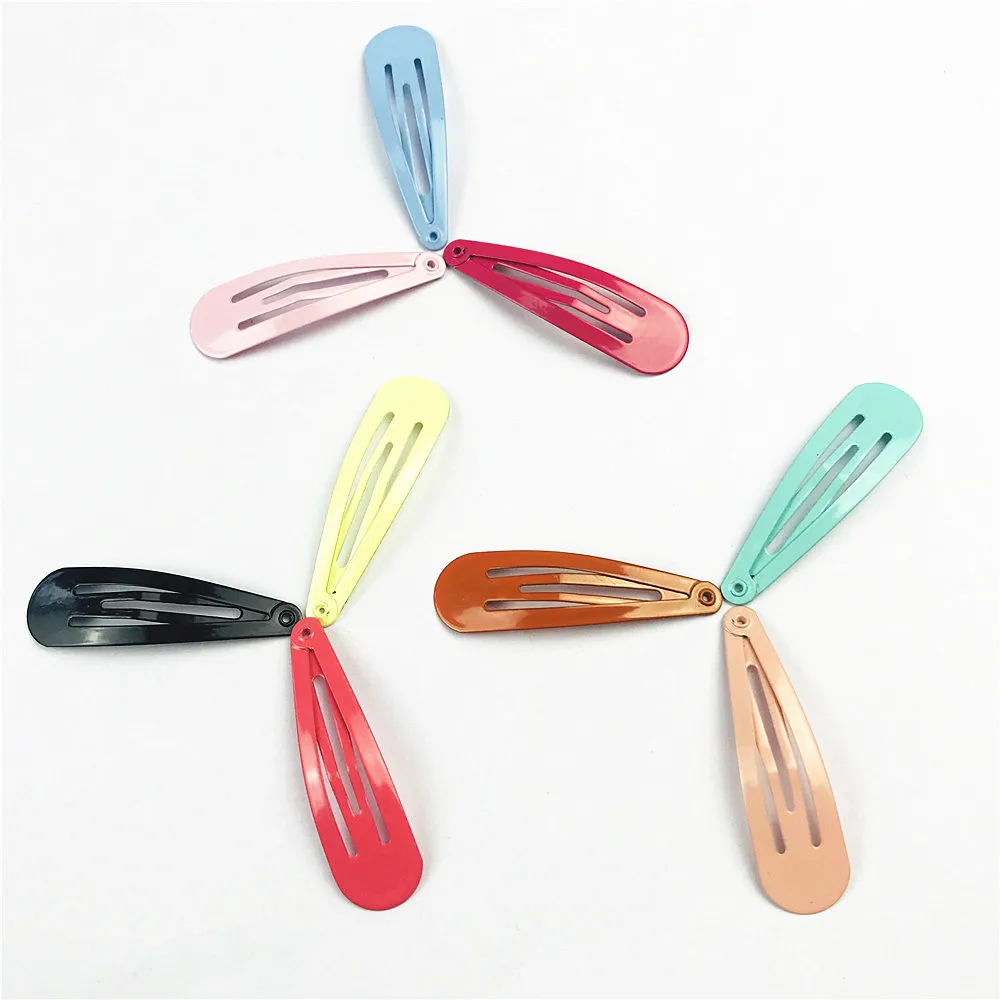 Заколки для волос карамельные однотонные 40 шт./компл.|Шпильки и заколки волос| |