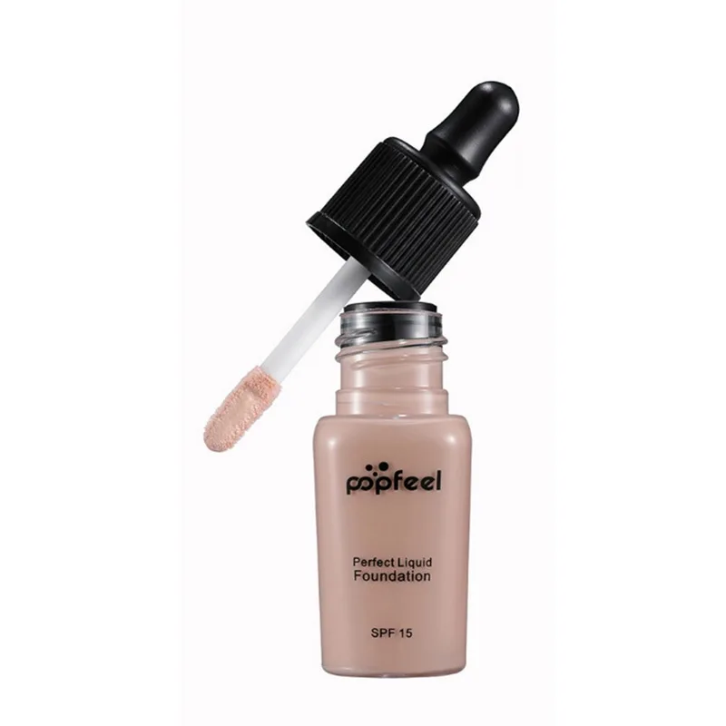 Popfeel Face Foundation Cream Base Makeup Professional Matte Finish Make Up Liquid Concealer Waterproof Brand Natural Cosmetic |