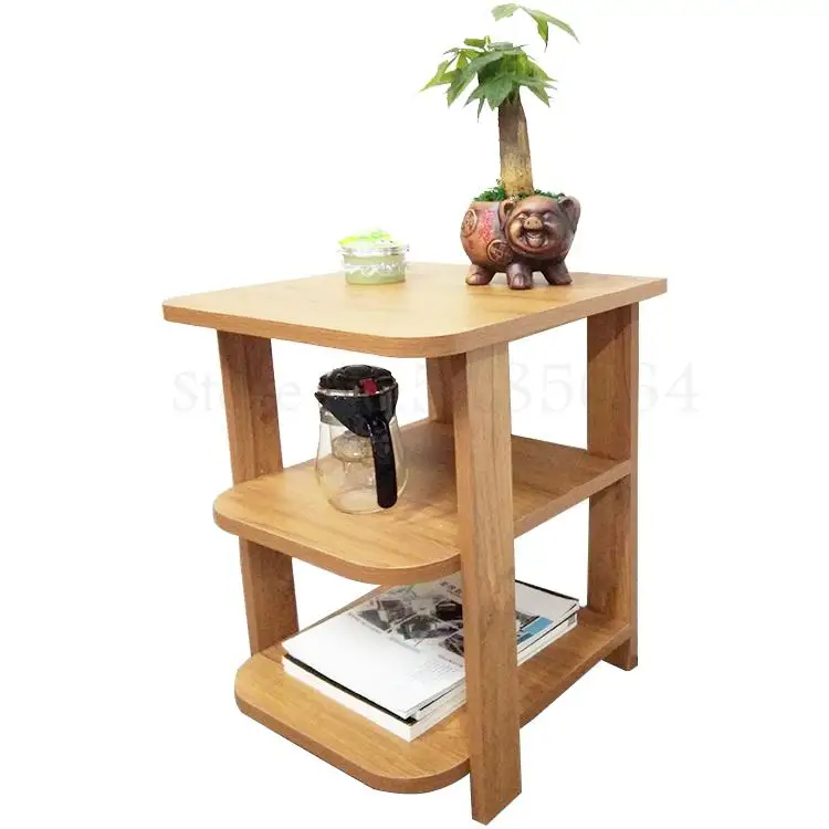 Маленький журнальный столик из массива дерева угловой шкаф для дивана