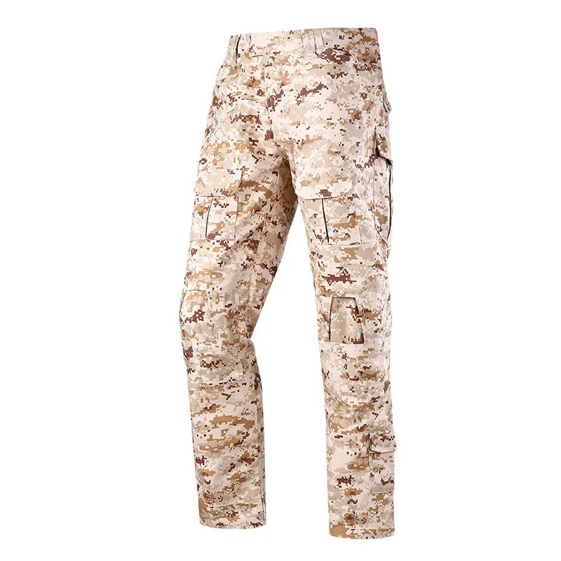 

2021 Men's New Airsoft Pants Multicam Tactical Military Camo Hunting Training Combat Cargo Uniform Trousers