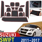 Противоскользящий резиновый коврик для подставки под чашку для Suzuki Swift Maruti dzir Sport ZC72S ZC82S ZC32S аксессуары коврик для телефона