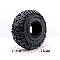 4pcs 120mm 1 9 rubber rocks tyres wheel tires for 110 rc rock crawler axial scx10 canyon trail 105rims trx4 trx6 8174