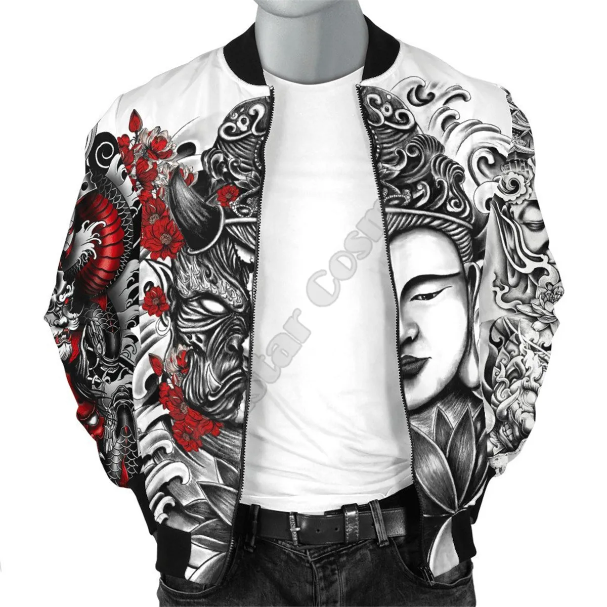 Japan Culture Jackets 3D Printed Jacket Women For Men winter autumn warm zipper coat Halloween costumes
