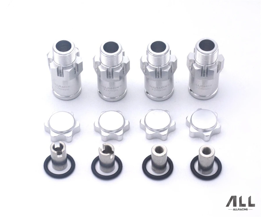 Все алюминиевые + 21 мм АДАПТЕРНЫЕ разрезные втулки для масштаба 1/10 Traxxas Maxx |