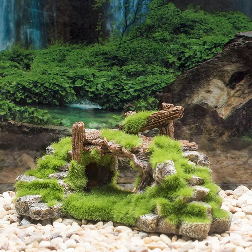 Аксессуары мох ремесло играть украшение аквариума яркое моделирование пейзаж