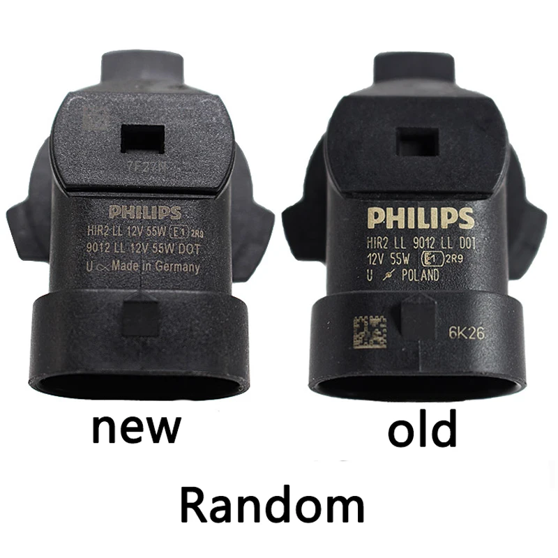 Philips 100% оригинал 9012 HIR2 12 В 55 Вт PX22d стандартная оригинальная автомобильная фара