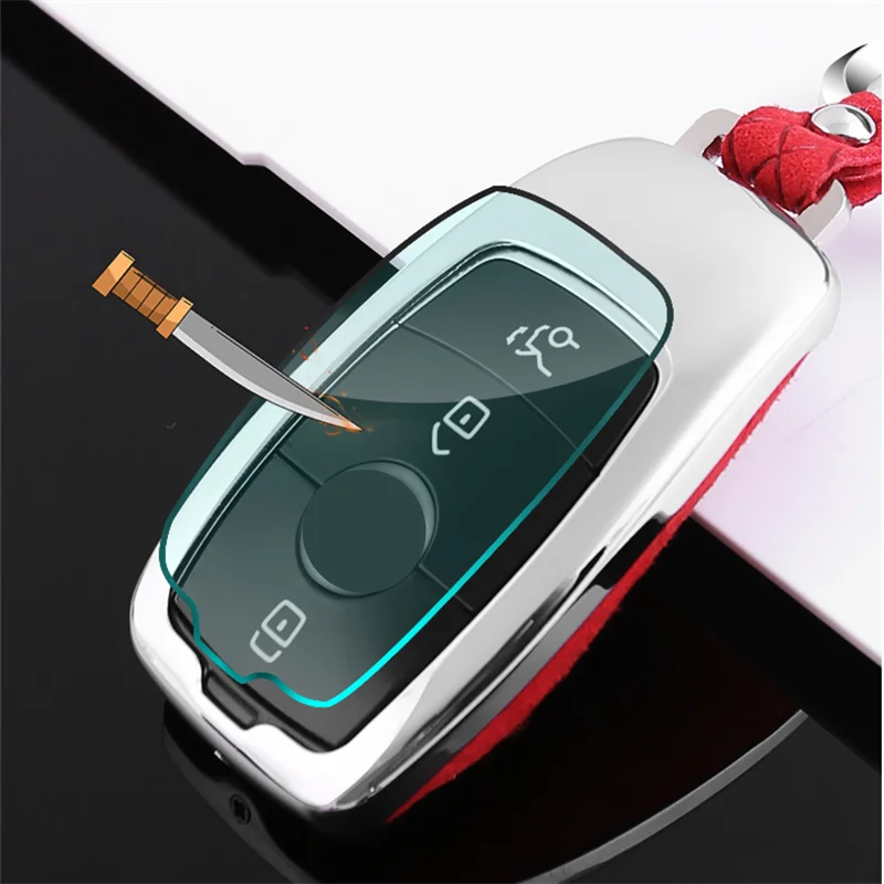 Горячая продажа замшевый кожаный чехол для ключа автомобиля Mercedes Benz W203 W210 W211 W124