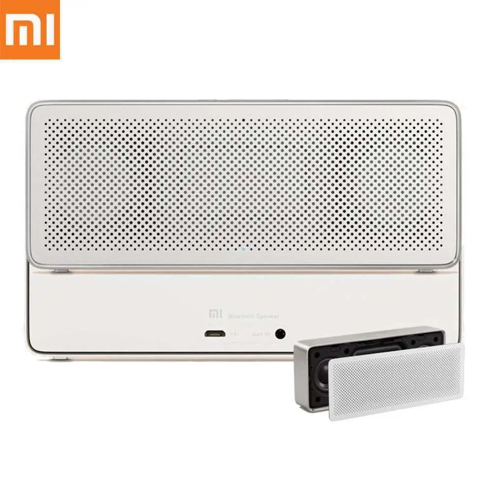 Оригинальный Bluetooth-динамик Xiaomi Mi базовая стереоколонка 2 Square Box портативная Bluetooth 4