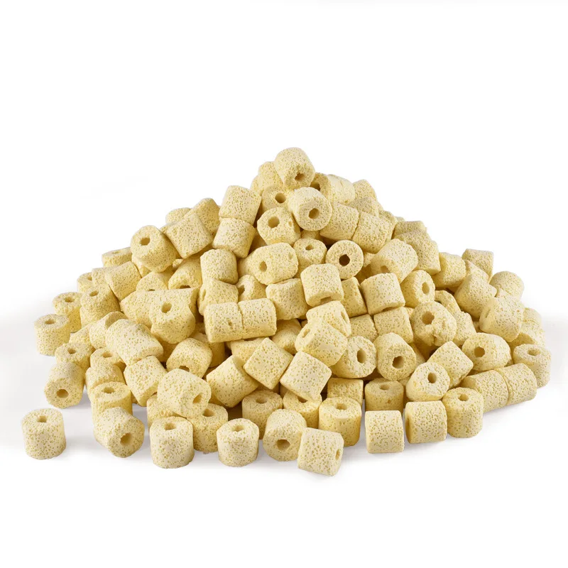 500 г керамический желтый цвет био пористый фильтр биологический шар материал с
