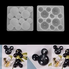 1 шт. форма для головы мышей из смолы силиконовая форма для литья под давлением для эпоксидной смолы DIY ремесло для изготовления украшений вручную инструменты