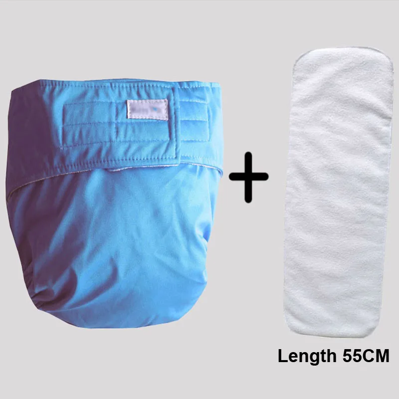 

Reusable Adult Diaper for Old People and Disabled Large size Adjustable TPU Coat Waterproof Incontinence undewear with insert