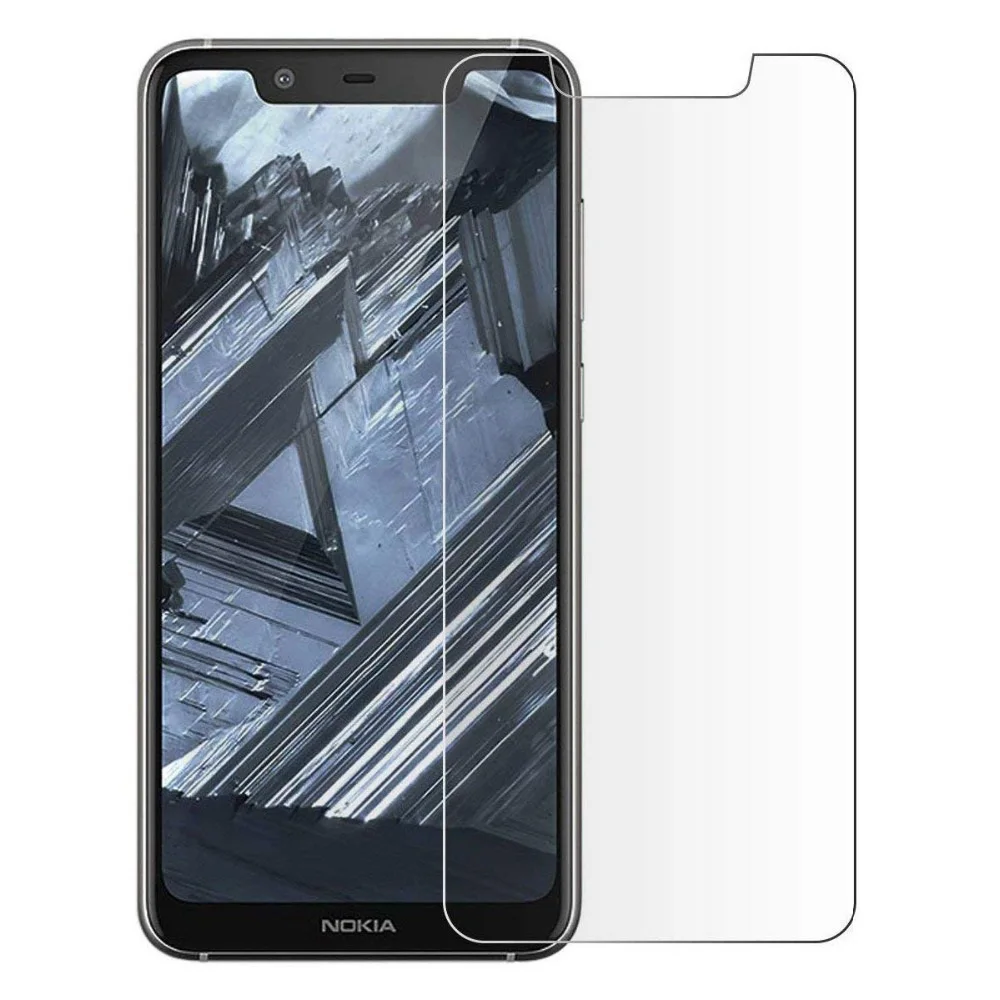 Закаленное стекло для Nokia 5 1 Plus Защита экрана X5 прозрачная закаленная Защитная
