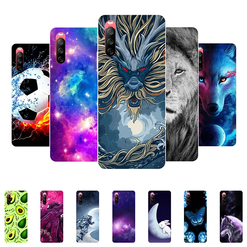 

For Sony Xperia 10 III Case Dragon Silicone Soft Phone Cover For Sony 10 III Case Cartoon Fundas for Sony Xperia10 III Bumper